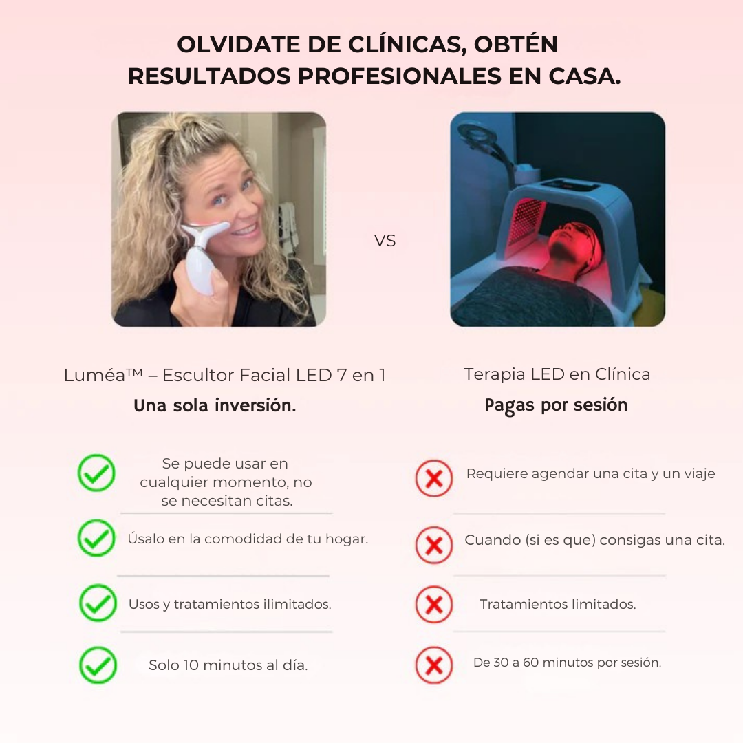 Luméa™ – Escultor Facial LED 3 en 1