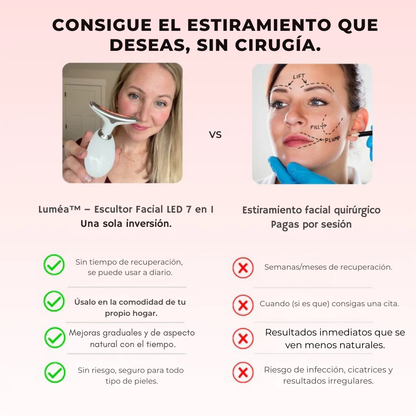 Luméa™ – Escultor Facial LED 3 en 1