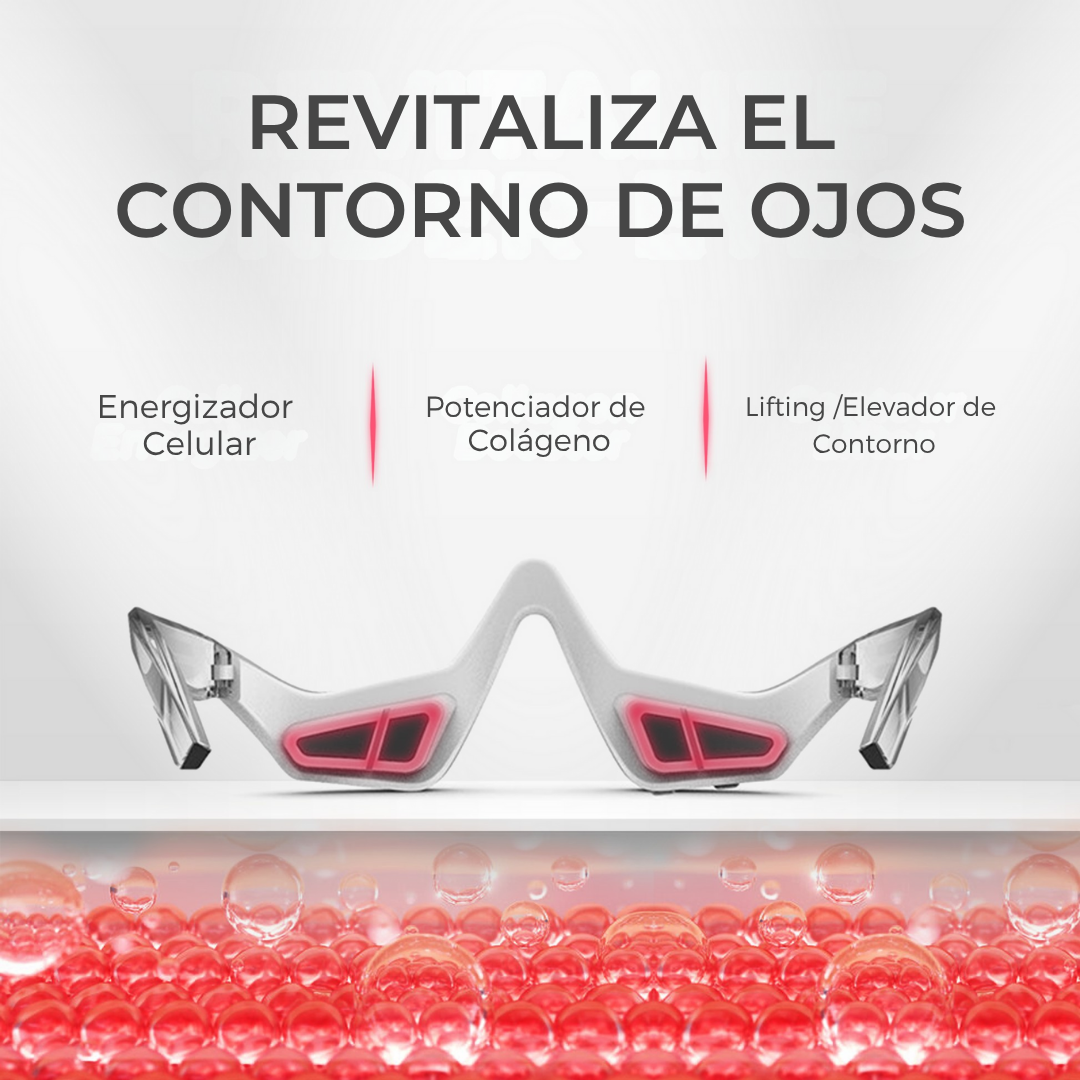 DualLift PRO™ Luz Roja + EMS para Contorno de Ojos (ojeras)