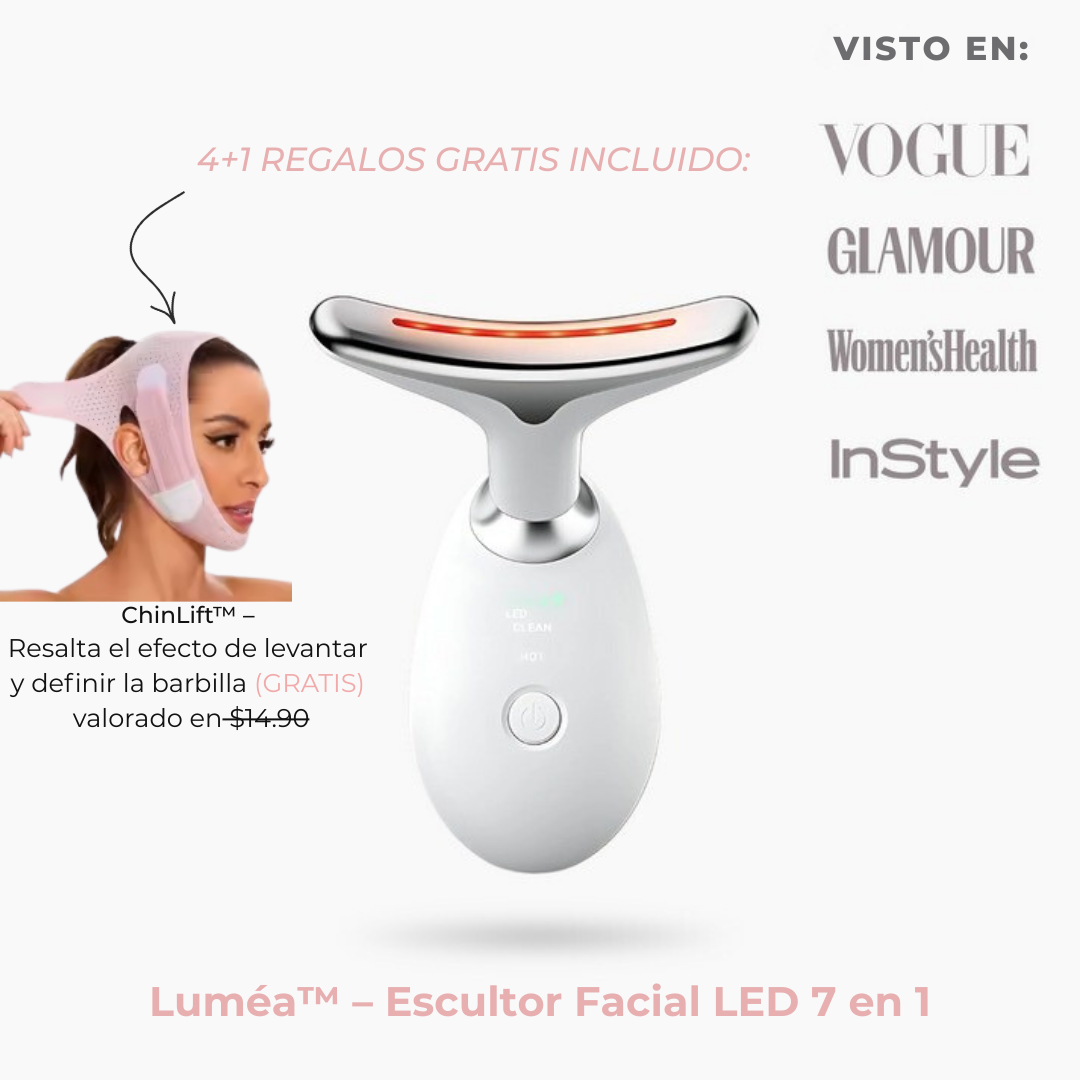 Luméa™ – Escultor Facial LED 7 en 1 (EMS)