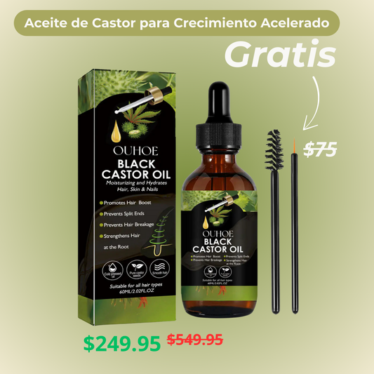 Aceite de Castor para Crecimiento Acelerado