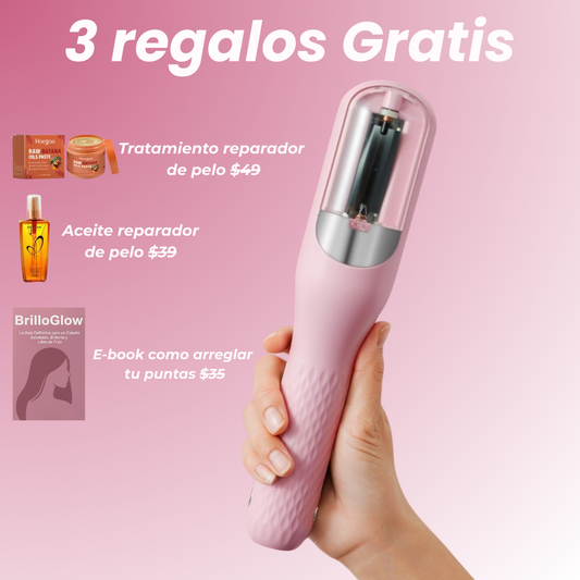 BrilloGlow™ – Cortador de Puntas Abiertas, Efecto Salón en Casa