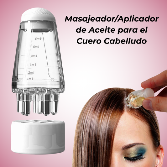 Masajeador/Aplicador de Aceite para el Cuero Cabelludo